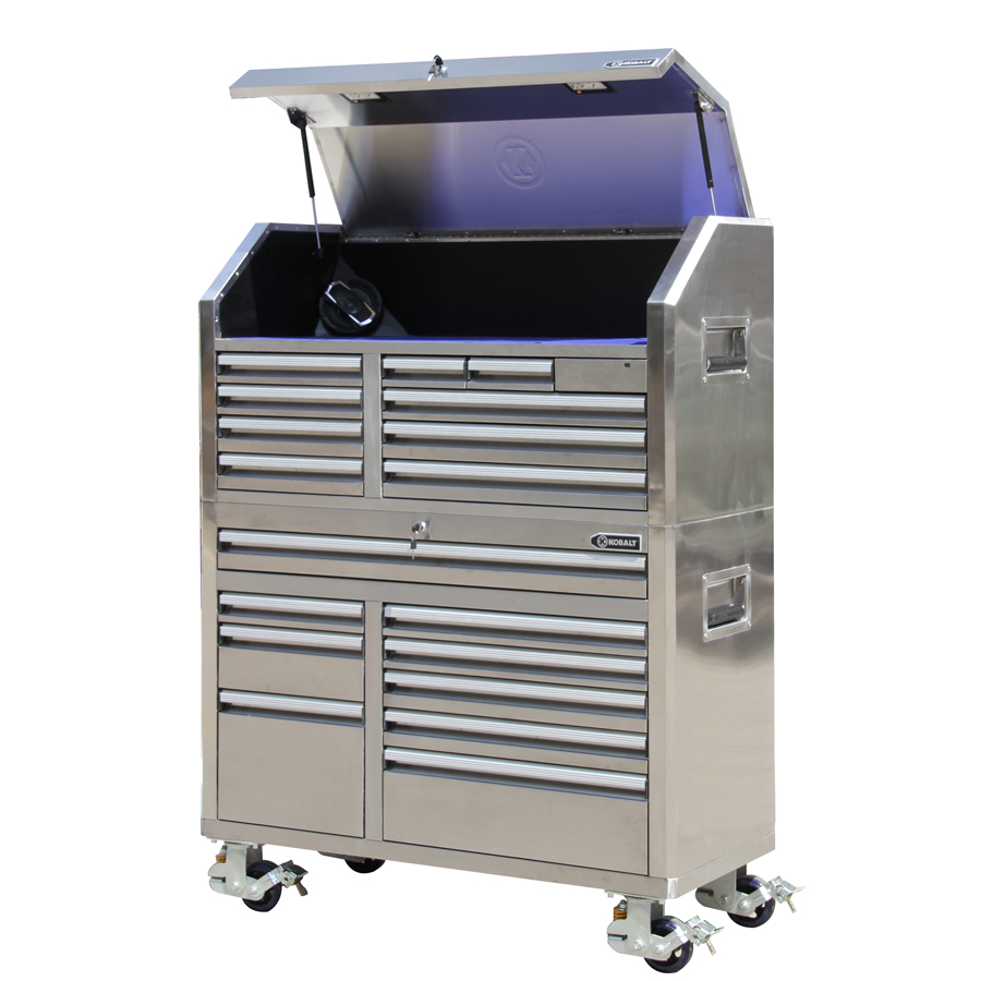 53 in. Stainless Steel Tool Box photo